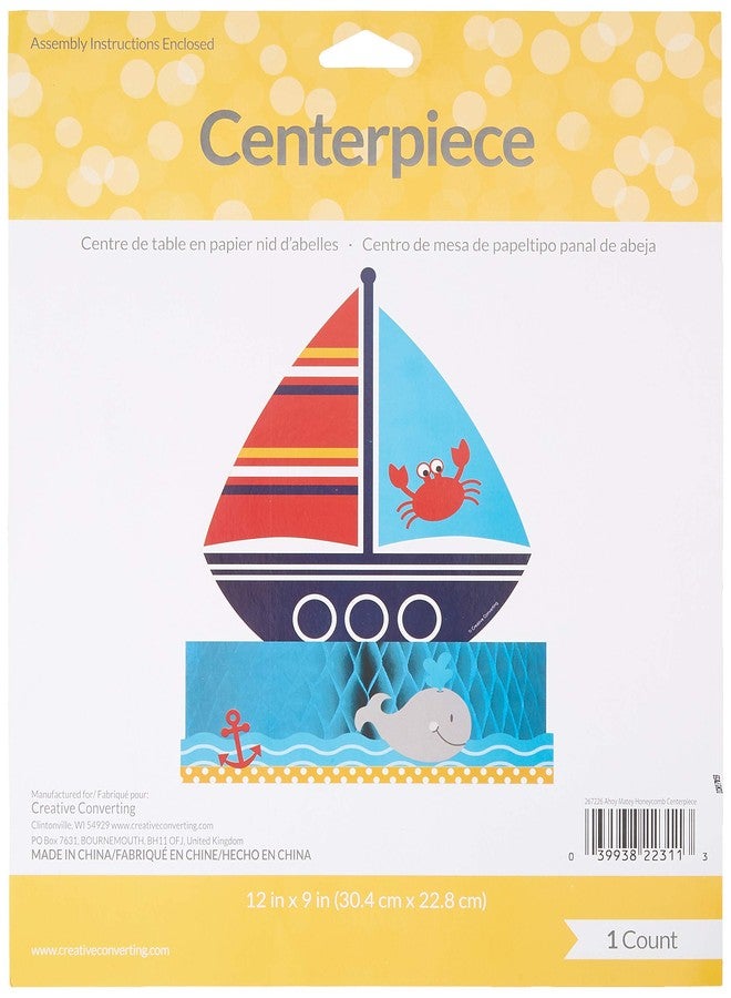 Creative Converting 267226 Honeycomb Centerpiece 12" x 9" Multicolor - Image 5