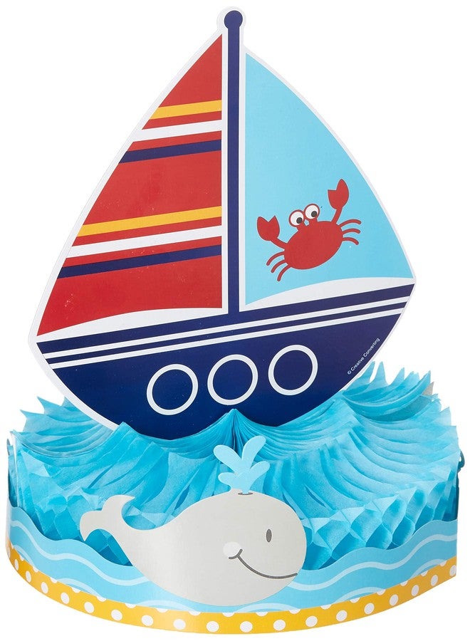 Creative Converting 267226 Honeycomb Centerpiece 12" x 9" Multicolor - Image 1