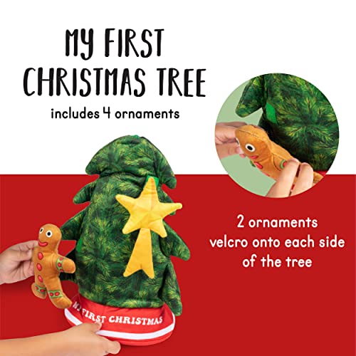 Plush Creations Singing Christmas Tree Plush Set | Includes 4 Soft Plush Ornaments with Plush Christmas Tree Shaped Carrier | Toy Christmas Tree | Singing Christmas Toys | Great Gift for Babies and Toddlers - Image 3