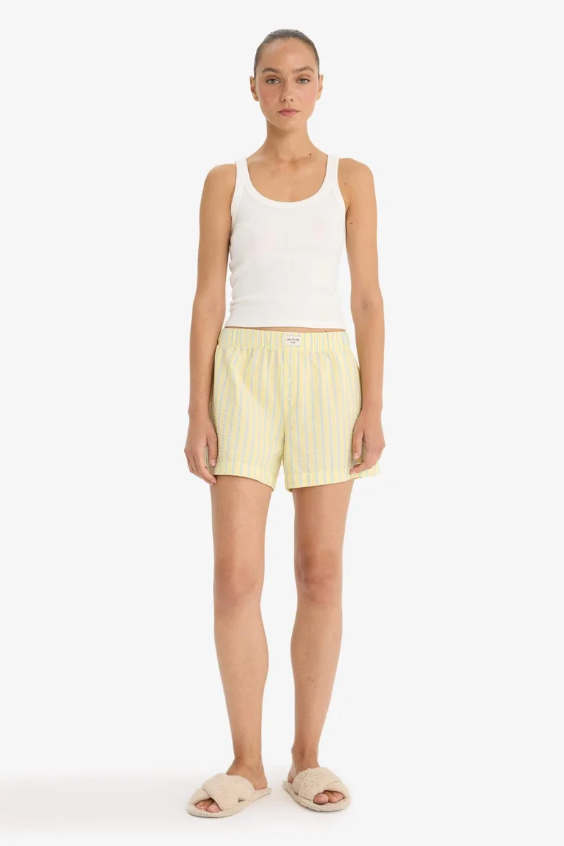 ديفاكتو Fall in Love Regular Fit Woven Pyjamas Shorts