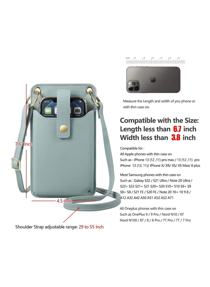 SYOSI Handbags Cell Phone Purse Wallet Small Crossbody Bags Mini Shoulder Bag with Card Slot for iPhone 13 Pro for Max Galaxy S22 Ultra - Image 2