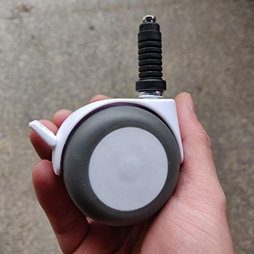 GSHLLO 20 PCS Plastic Round Caster Wheel Socket Sleeve Inserts Caps for Stem Grip Ring Caster - Image 4