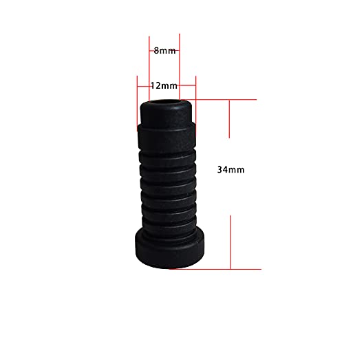 GSHLLO 20 PCS Plastic Round Caster Wheel Socket Sleeve Inserts Caps for Stem Grip Ring Caster - Image 2