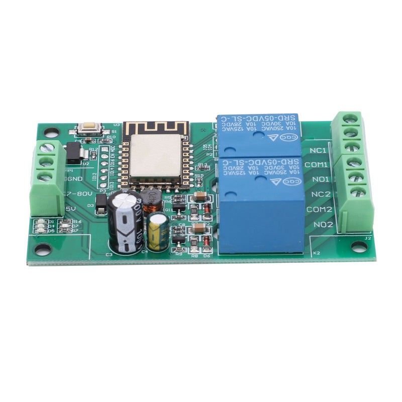 سونجلي وحدة ترحيل واي فاي ثنائية القناة PCB تيار مستمر 880 فولت لتطوير وتعلم ESP8266 الثانوي - Image 5