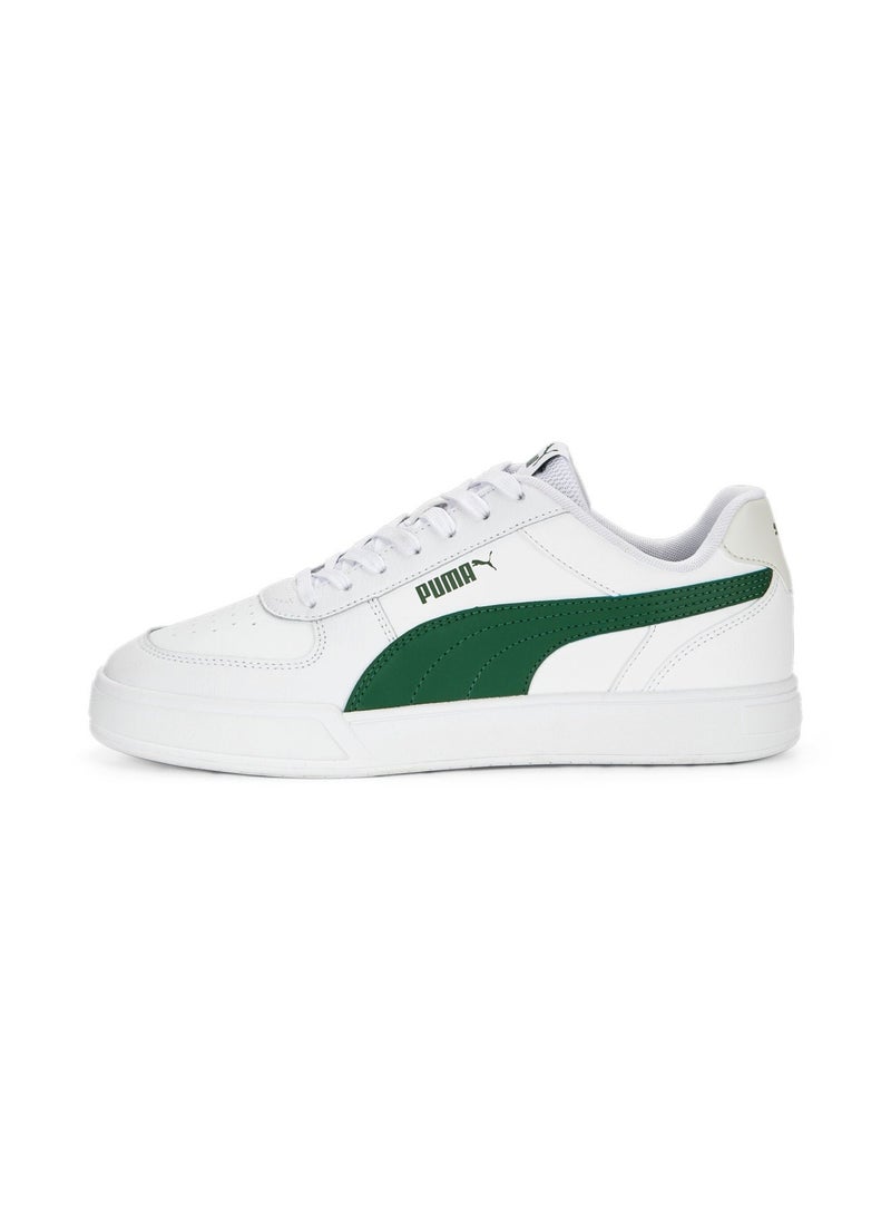 PUMA Caven Mens White Casual Lace Up Sneakers  - Image 1