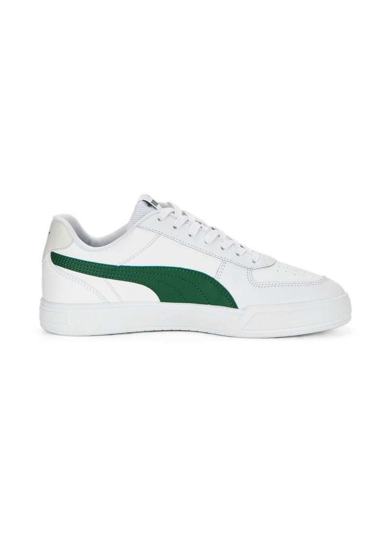 PUMA Caven Mens White Casual Lace Up Sneakers  - Image 5