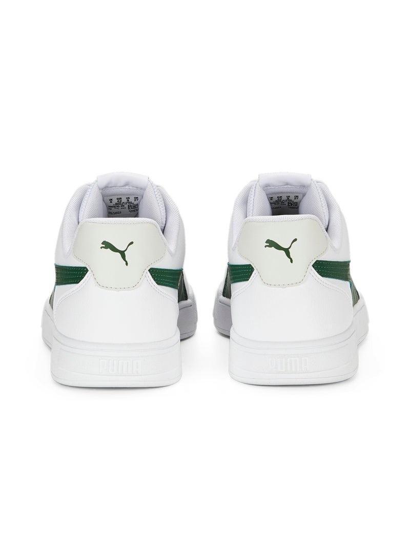 PUMA Caven Mens White Casual Lace Up Sneakers - Image 3
