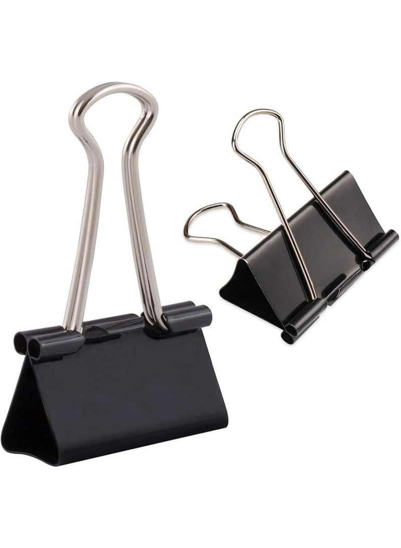 Bulldog Clips Set (10 Pieces) – Heavy Duty Foldable Paper Clips 51mm – Multi-Purpose for Office, School & Home Use - Image 1