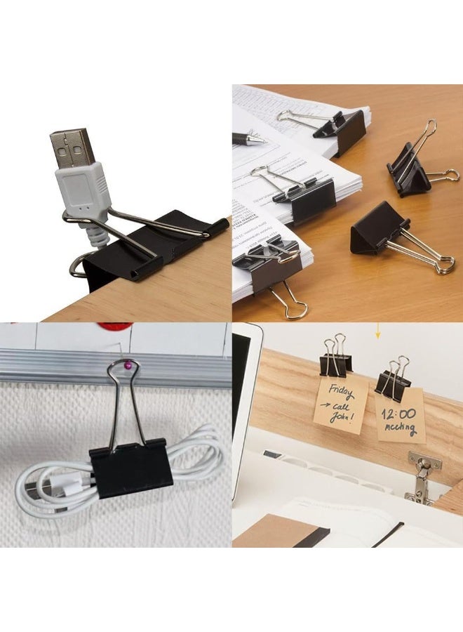 Bulldog Clips Set (10 Pieces) – Heavy Duty Foldable Paper Clips 51mm – Multi-Purpose for Office, School & Home Use - Image 4