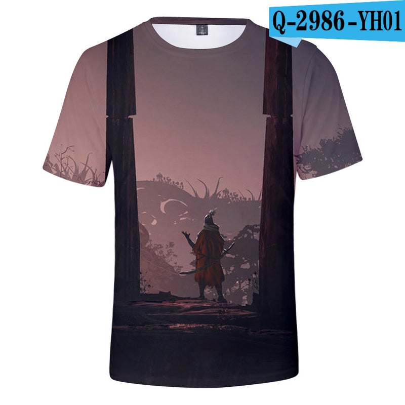 Generic SEKIRO Shadows Die Twice 3D Print Unisex T-shirt G short sleeve 