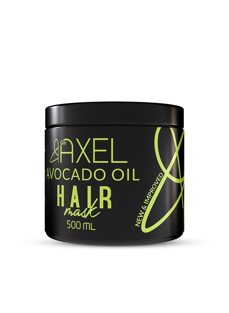 Axel - Axel Nourishing Hair Mask with Avocado Oil 500ml - Sulfate & Paraben-Free - Image 1