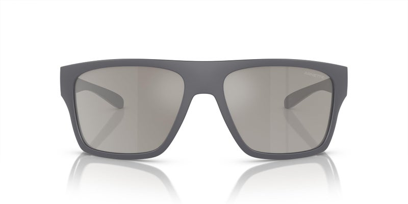 ARNETTE Men's AN4330 Hijiki Square Sunglasses, Grey/Light Grey Mirrored Silver, 63 mm - Image 1