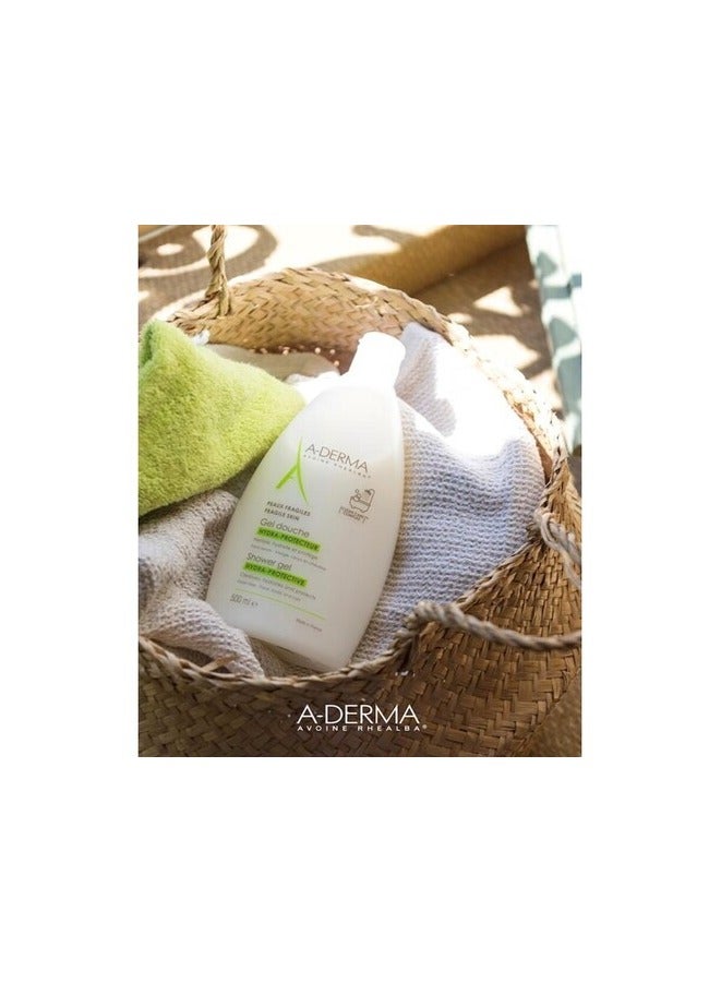 ADERMA A Derma Rhealba Oat Hydra-Protective Shower Gel 500ml  - Image 4