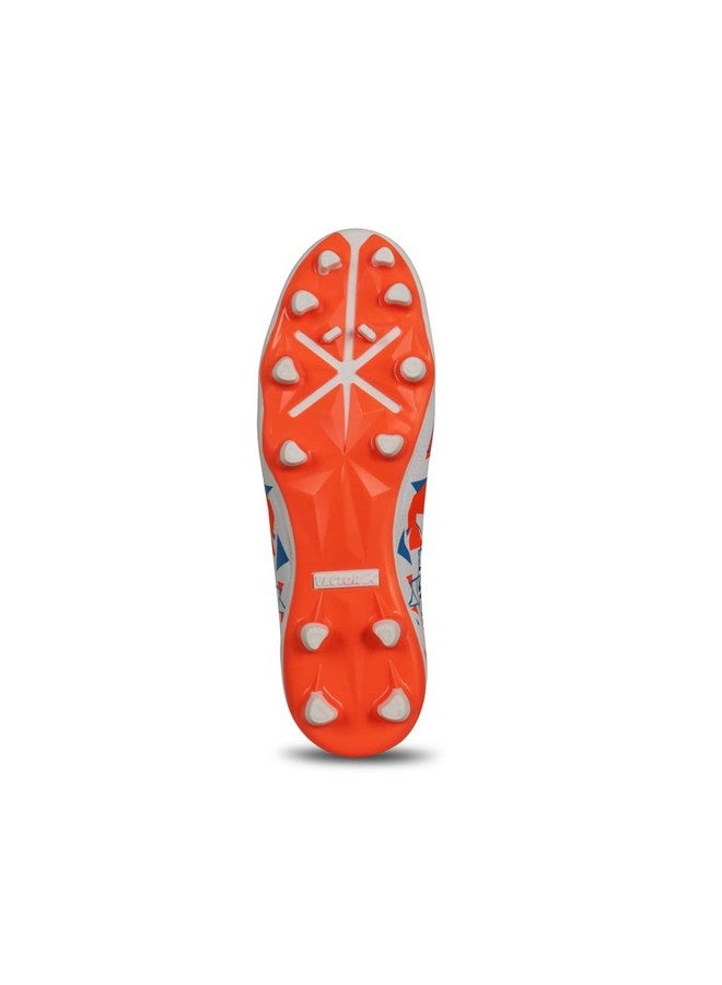 فيكتور أكس حذاء كرة قدم Vector X Nitro-X للرجال (أبيض-برتقالي) - Image 5