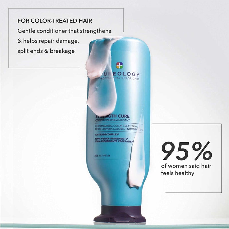 PUREOLOGY Pureology. Strength Cure Strengthening Conditioner for Damaged & Color Treated Hair, 1.7 Fl Oz - Image 2