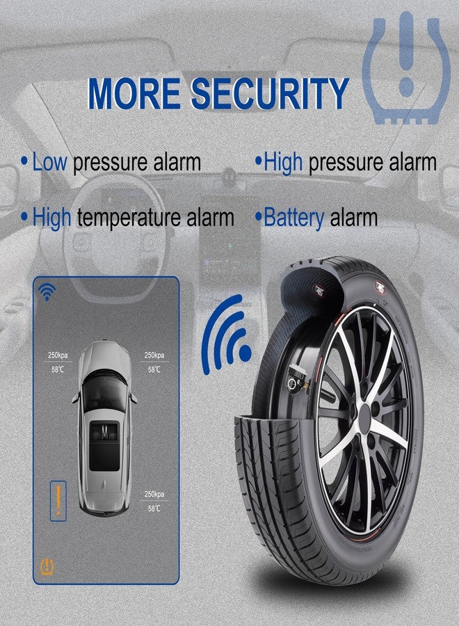 RENECTIV PMS Sensor,4Pack 315MHz for Lincoln MKS MKX 2015-2020 Ford F-150 Tire Pressure Monitor Sensors Replace# F2GT1A180AB F2GT1A150AB F2GZ1A189A GL3T1A180GB HC3Z1A189A - Image 5