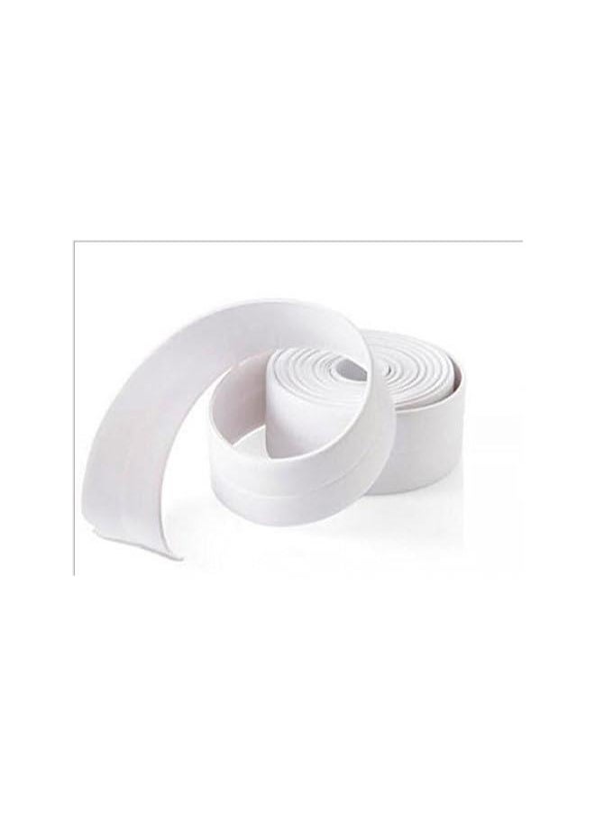 Generic - Bath Wall Sealing Strip,Waterproof Self-Adhesive Kitchen Caulk Tape Bathroom Basin Edge Decorative Trim,White 38mm3.2M - Image 1