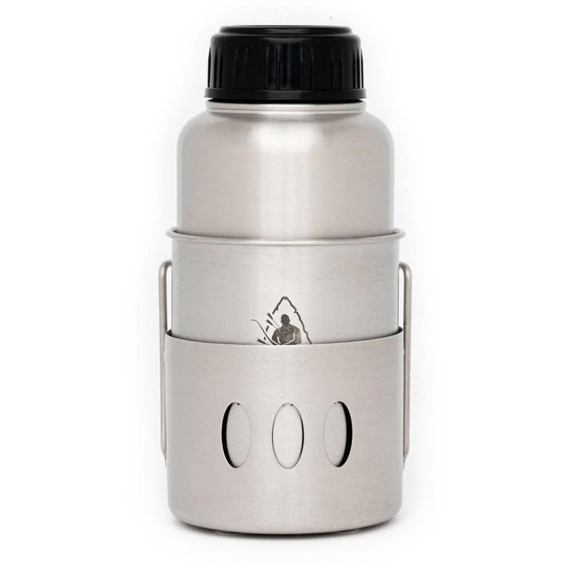 The Pathfinder School Stainless Steel 32oz Water Bottle, Cup with Bat Wing Handles, and Stove Set - Image 4