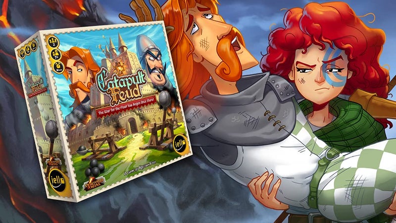 IELLO: Catapult Feud Game - Ready, Aim... Launch The Catapults! 2 Player Game, Strategy Board Game, Knock Down All Your Opponent's Troops to Win, for Ages 7 and up - Image 4