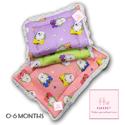 Fareto New Born Baby Gift Pack of Baby Fril Bed(0-6 Months)(PI: Bone) (Pack of 3) - Image 3