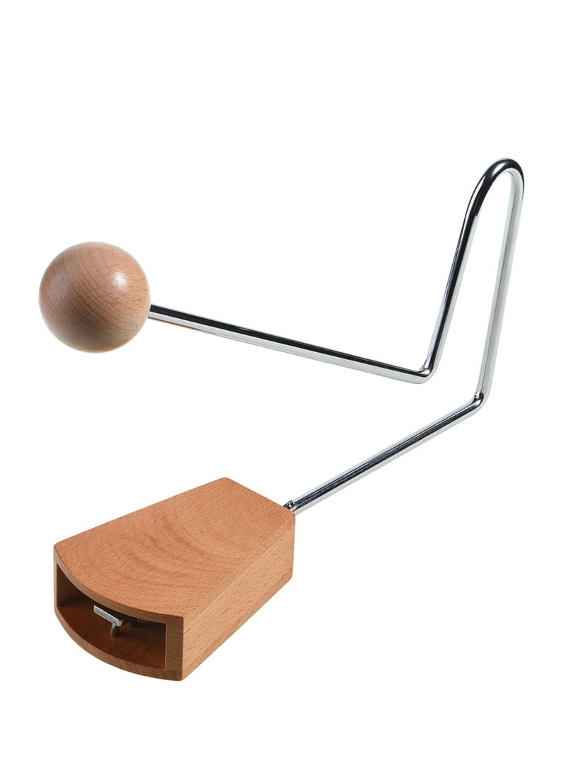 SOLARAE Vibraslap - Percussion Instrument Rotate the Sound Chamber and the Sound will Vary Easy to Carry Makes a Distinctive Chattering Sound - Image 1
