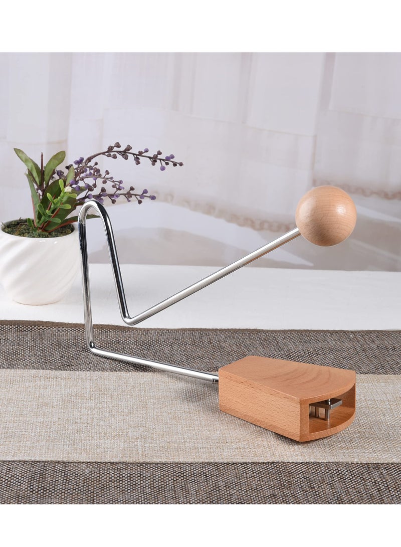 SOLARAE Vibraslap - Percussion Instrument Rotate the Sound Chamber and the Sound will Vary Easy to Carry Makes a Distinctive Chattering Sound - Image 2