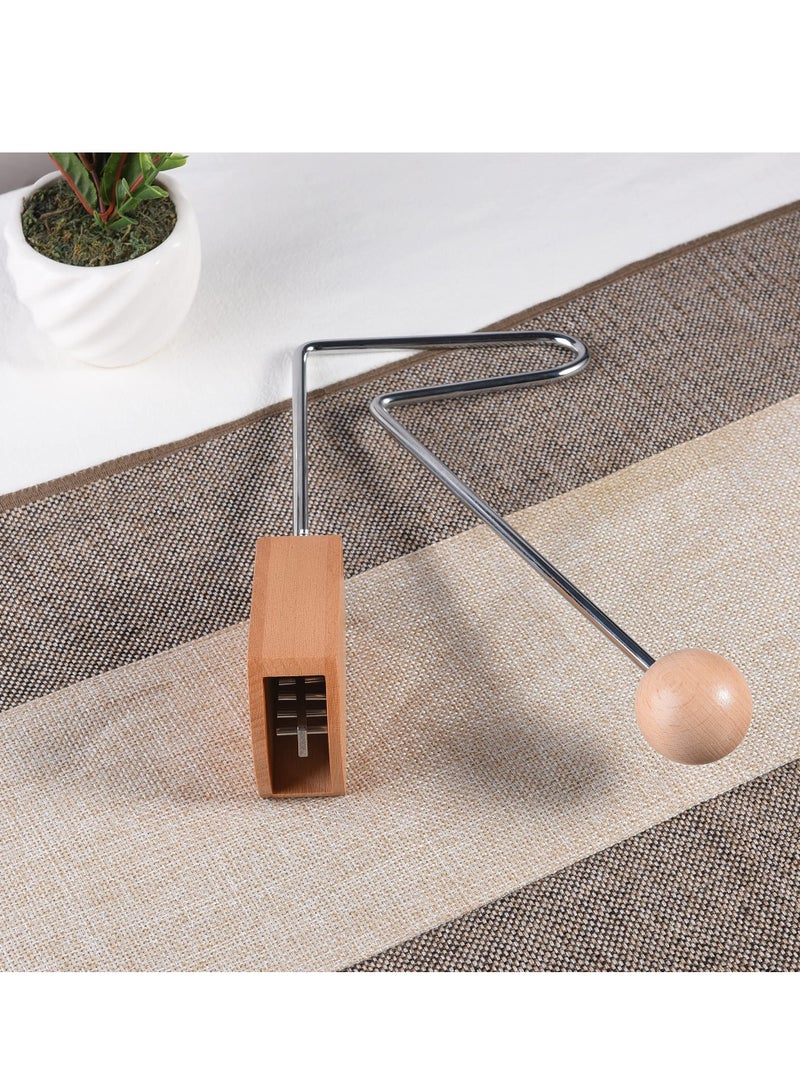 SOLARAE Vibraslap - Percussion Instrument Rotate the Sound Chamber and the Sound will Vary Easy to Carry Makes a Distinctive Chattering Sound - Image 3