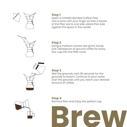 Chemex Bonded Filter - Half Moon - 100 ct - Image 4
