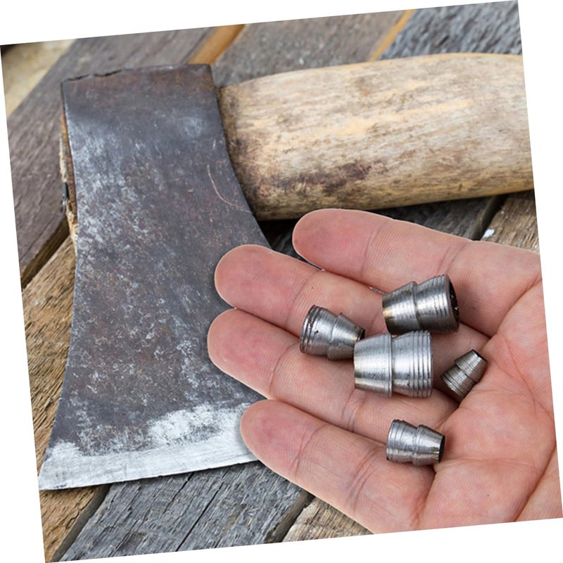 6Pcs Iron Axe Wedges for Hammer and Axe Handle Replacement Garden Tool Accessories - Image 5