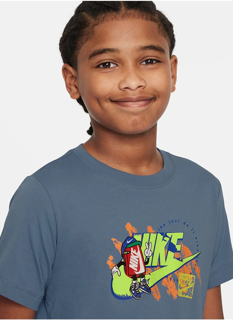 Nike Youth Nsw Boxy 1 Futura T-Shirt