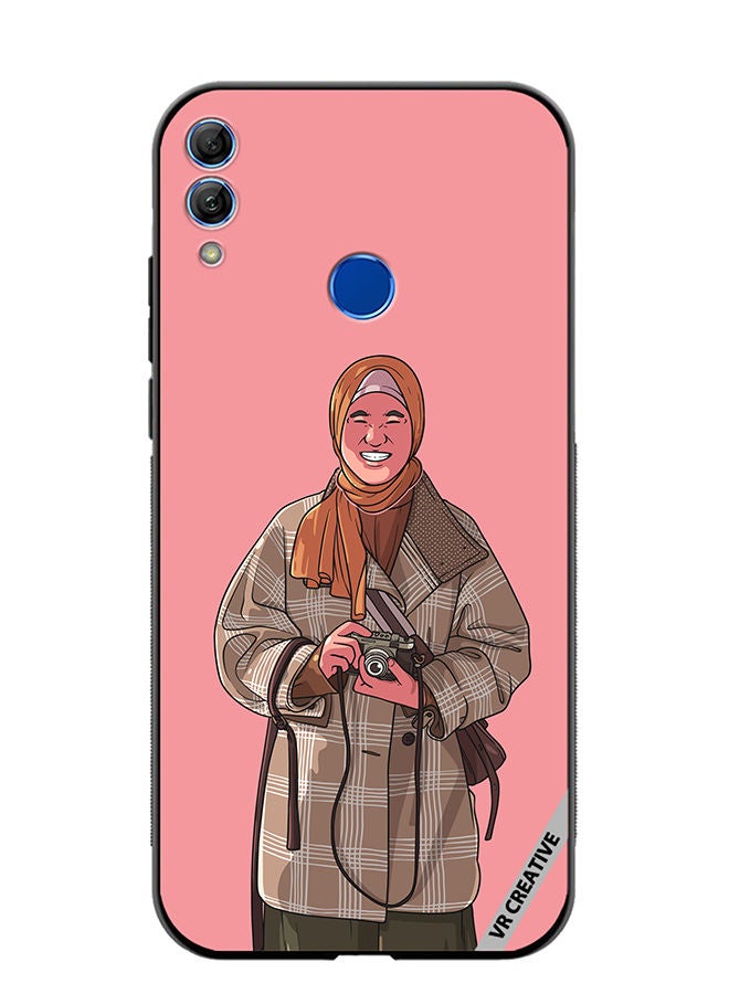 Protective Case Cover For Honor 10 Lite Happy Photographer Design Multicolour