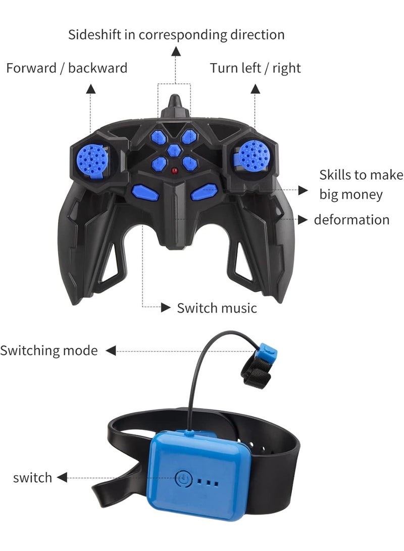 RC Stunt Car, 2.4GHz 4WD Remote Control Gesture Sensor Toy Cars, Double Sided Rotating Off Road Vehicle 360° Flips with Lights Music, Toy Cars for Boys & Girls Birthday multicolor - Image 3