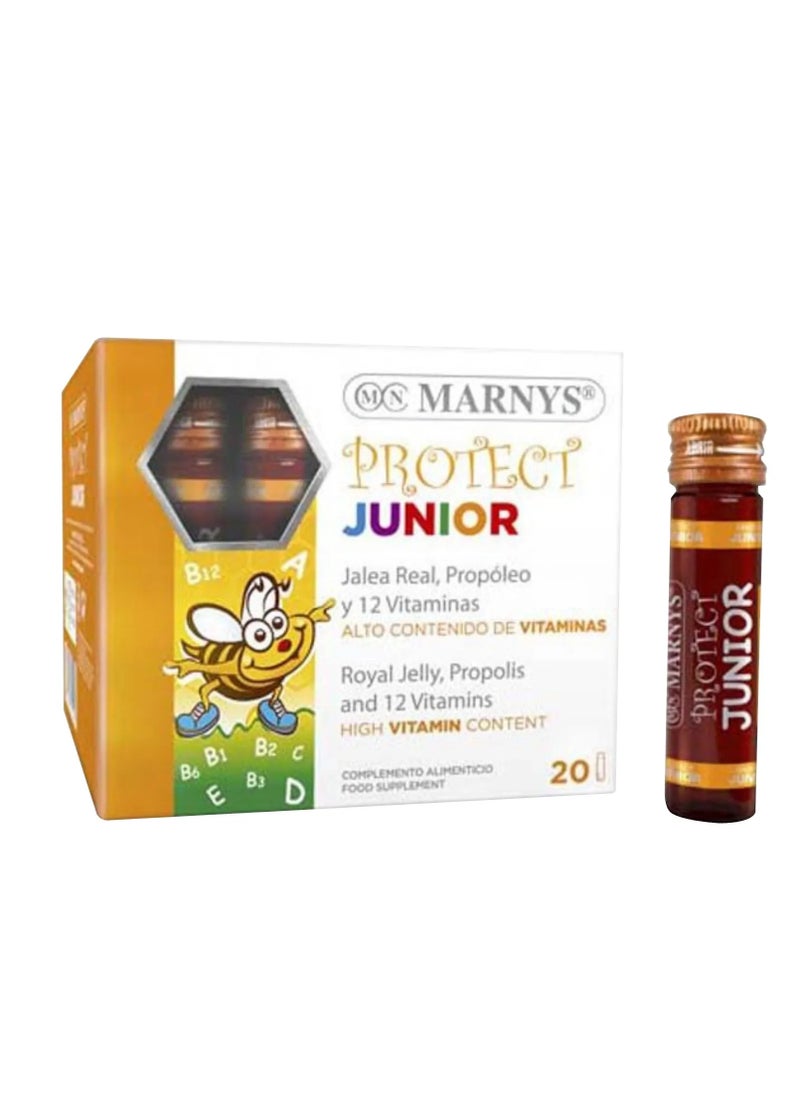 MARNYS Marnys Protect Junior Royal Jelly Vials With Propolis For Healthy Growth, Pack of 20's 