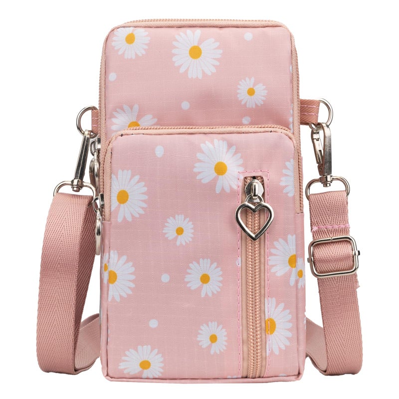 JANKS Small Crossbody Bags for Women Mini Cell Phone Purses with Crossbody Strap Phone Wallet Shoulder Bag Nylon Arm Bag - Image 1