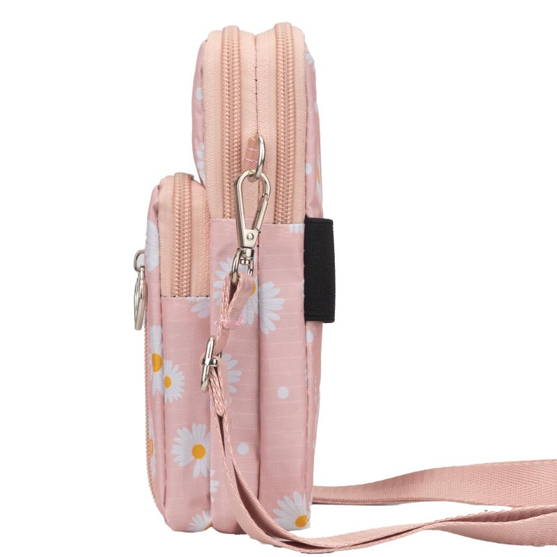 JANKS Small Crossbody Bags for Women Mini Cell Phone Purses with Crossbody Strap Phone Wallet Shoulder Bag Nylon Arm Bag - Image 5