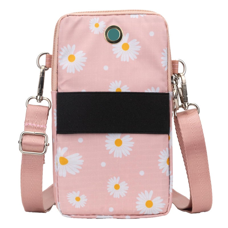 JANKS Small Crossbody Bags for Women Mini Cell Phone Purses with Crossbody Strap Phone Wallet Shoulder Bag Nylon Arm Bag - Image 4