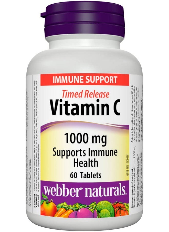 Webber Naturals Vitamin C Timed Release 1,000 mg, 60 Tablets - pzsku/ZD7A754121015FE5D0AFDZ/45/_/1739882326/4b208eb1-35d9-4fe8-8fcc-60e6d89373fc