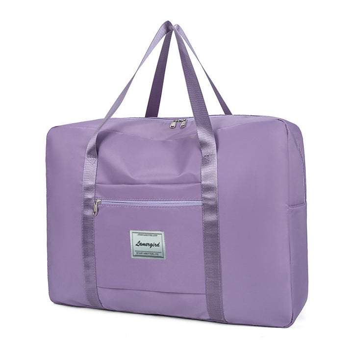 Generic Cross-border supply large capacity portable short-distance travel bag thickened waterproof pending home moving bag clothes storage bag wholesale Purple 
