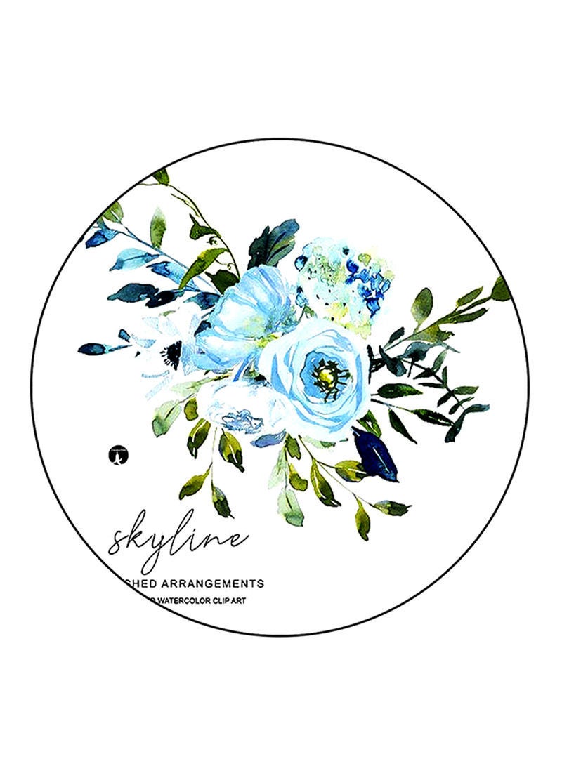 RKN Flowers Printed Fridge Magnet  Multicolour - Image 1