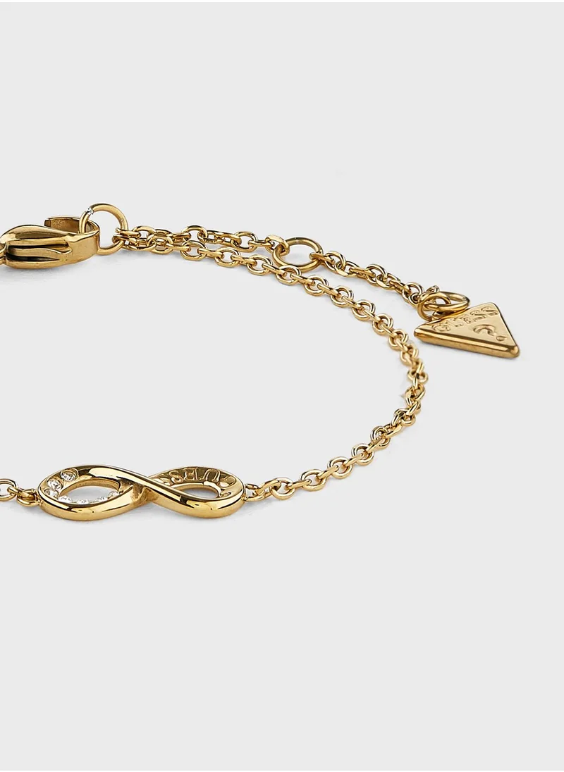 GUESS Multi Pave Links Bracelet