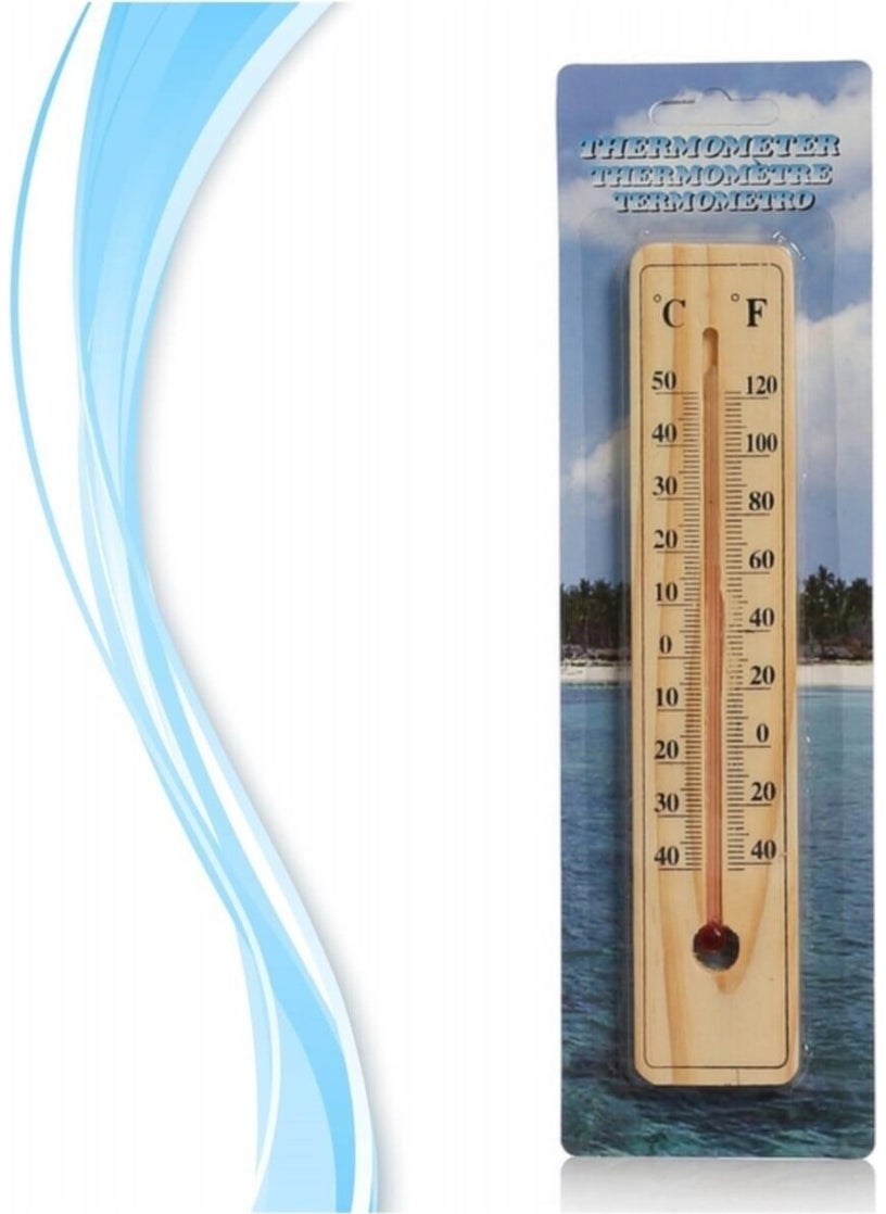Epazzar - Household Wooden Baby Kids Room Temperature Meter Thermometer - Image 1