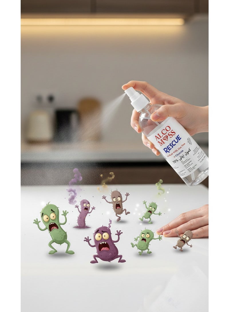 Alcomass 70% Ethyl Alcohol Spray - 120 ml - Image 2