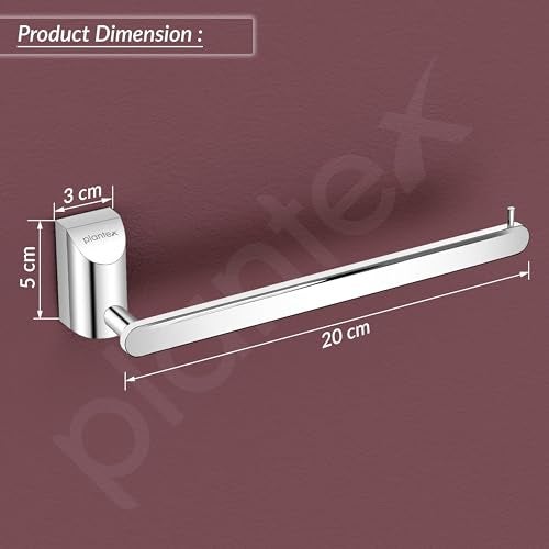 Plantex Smero Pure Brass Hand Towel Hanger/Towel Holder for Washbasin/Napkin Hanger for Wash Basin/Bathroom Accessories (Chrome Finish) Superb - Image 3