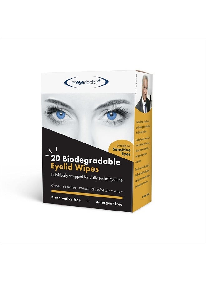 The Eye Doctor Eyelid Wipes – 80 x Single use Eyelid Wipes – Suitable for Sensitive Eyes, Dry Eyes, Blepharitis & MGD - Detergent and Preservative Free Eye Wipes  - Image 5