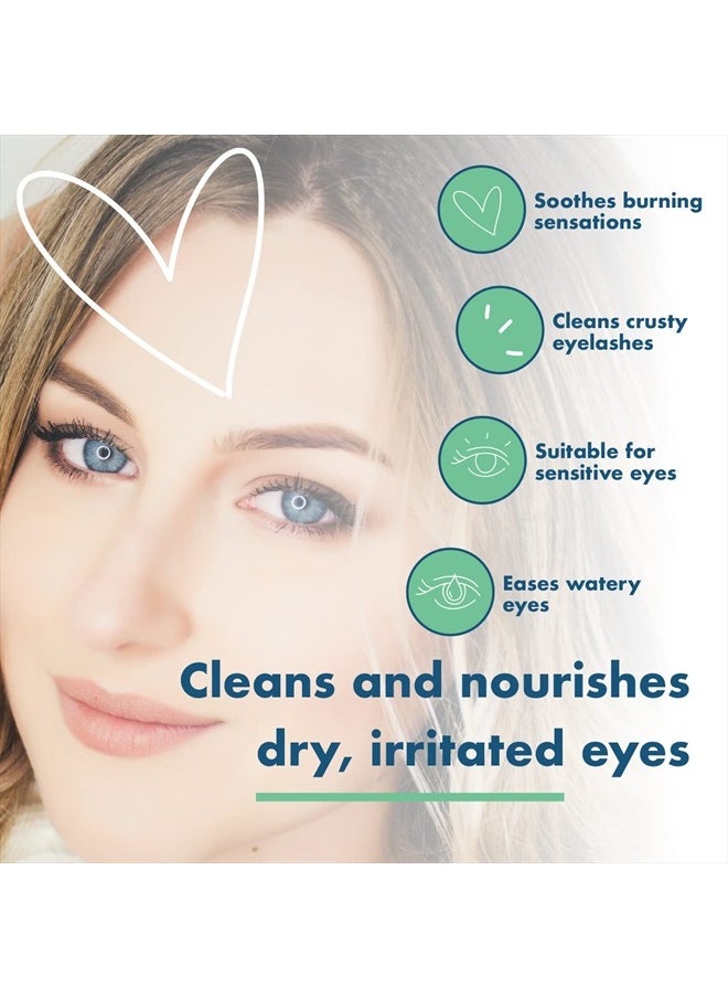 The Eye Doctor Eyelid Wipes – 80 x Single use Eyelid Wipes – Suitable for Sensitive Eyes, Dry Eyes, Blepharitis & MGD - Detergent and Preservative Free Eye Wipes  - Image 3