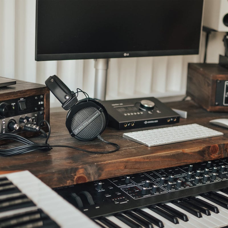 Beyer Dynamic beyerdynamic Dt 990 Pro Over-Ear Studio Monitor Headphones - Open-Back Stereo Construction, Wired (80 Ohm, Black (Limited Edition)) - Image 4