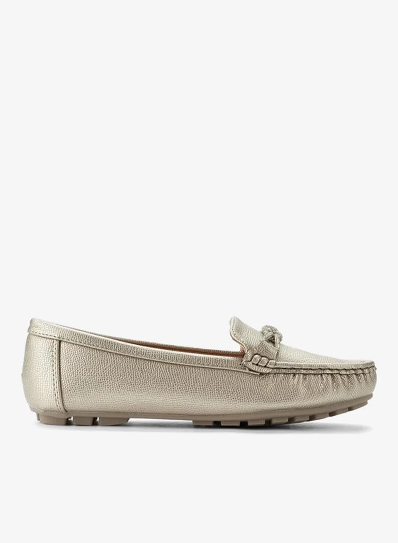 لو كونفورت Loafer With Mettalic Trim