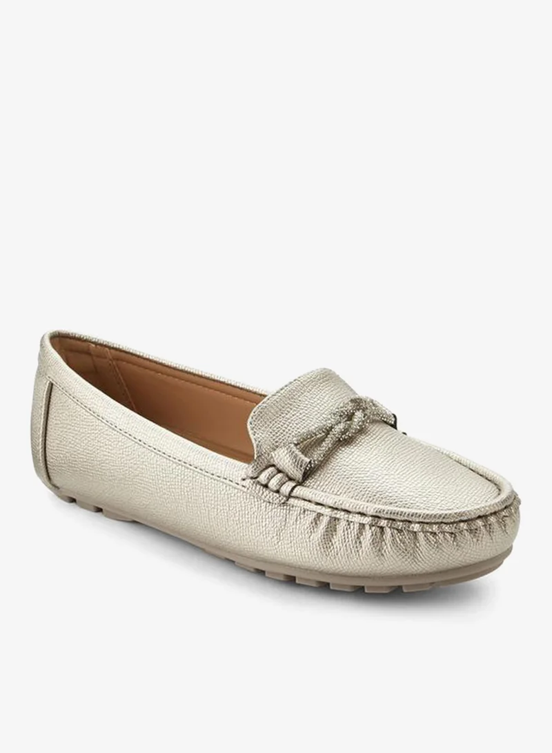 لو كونفورت Loafer With Mettalic Trim