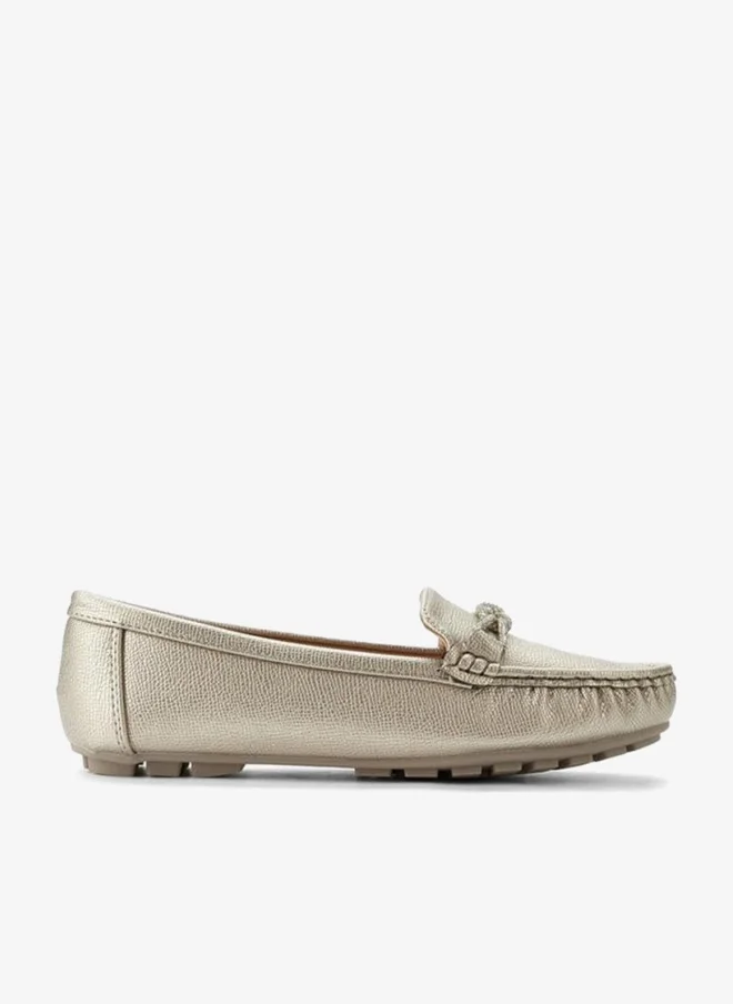 لو كونفورت Loafer With Mettalic Trim