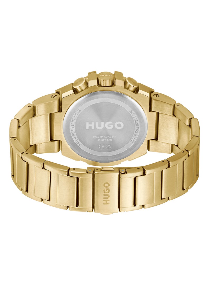 HUGO BOSS Men's Analog Round Shape Stainless Steel Wrist Watch 1530338 - 46 Mm - Image 3